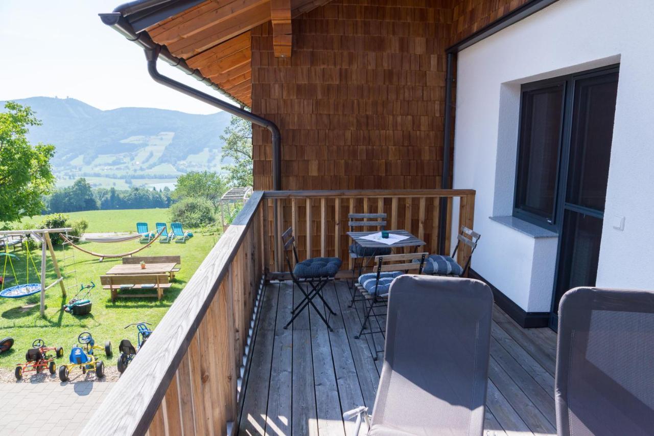 Familienferienhof Stabauer Zell am Moos Exteriör bild